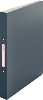 Папка РР Leitz Cosy 2 кольца 25 мм А4 Серая (4238-00-89)
