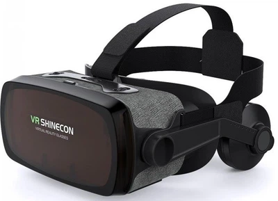 3D окуляри віртуальної реальності Shinecon VR SC-G07E чорні