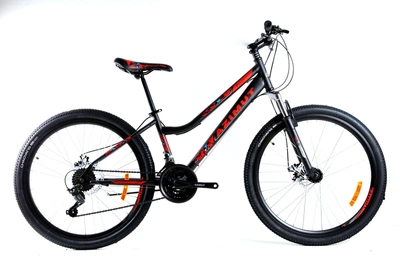 Велосипед Azimut Pixel 2021 Shimano 24" 12" Black / Red (Pixel/GFRD)