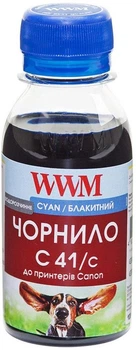 Чорнило WWM C41/C for Canon CL-41C/CL-51C/CLI-8C 200g Cyan (C41/C_200g)