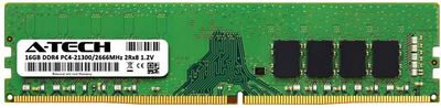 Оперативная память A-Tech 16GB DDR4-2666 (PC4-21300) DIMM 2Rx8 (AT16G1D4D2666ND8N12V)