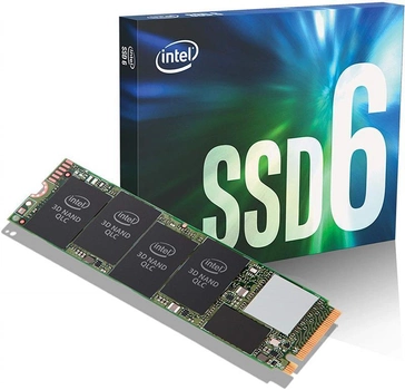 Твердотельный накопитель SSD M.2 INTEL 660P 1TB PCIe 3.0 x4 2280 QLC (JN63SSDPEKNW010T8X1)