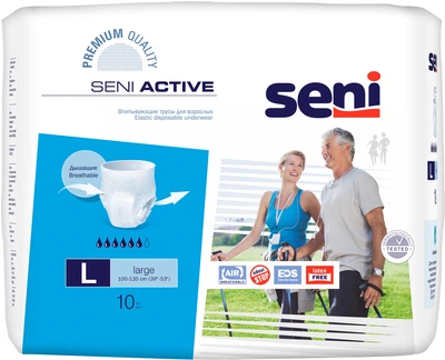 Підгузки-трусики для дорослих Seni Active Large 10 шт (5900516690915)