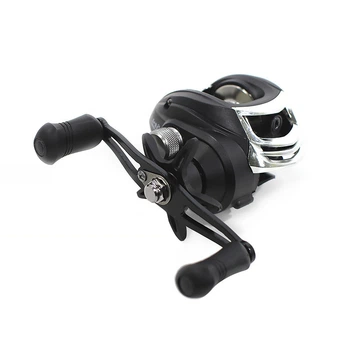 Катушка мультипликаторная Yumoshi AK 200 Black-Silver Right для ловли рыбы правая рука