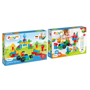 Конструктор PolyM Місто 50 деталей (760007)