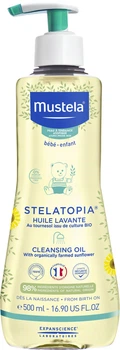 Oczyszczający olejek do kąpieli Mustela Stelatopia 500 ml (3504105034306)