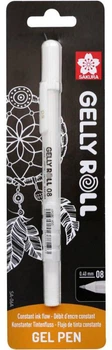 Ручка гелевая Sakura Gelly Roll Basic Medium 08 Белый в блистере (8712079441715)
