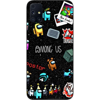 Силиконовый чехол SMTT для Samsung M31s Galaxy M317F с картинкой Among us Найди меня