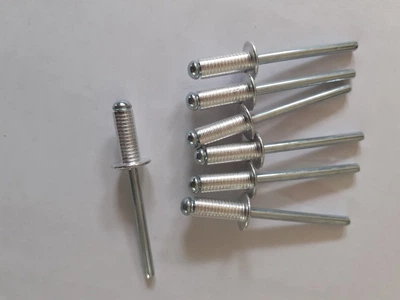 Заклепка вытяжная рифлёная алюминиевая SRC Ø 4.8 mm * 12 mm 1000 шт/уп SRC AS4812G