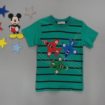 Футболка "Самолёты" Pitircik kids для мальчика 86 см Зеленая 17901