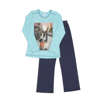 Пижама «Shopping» для девочки SANETTA 152 см 243166