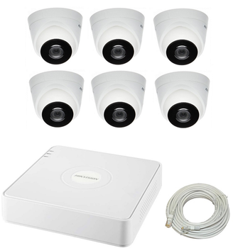 Комплект видеонаблюдения Hikvision IP-6D 4MP KIT