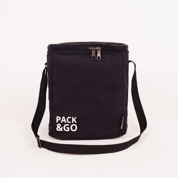 Термосумка Lunch Bag (Ланч Бег) Pack and Go "Lunch Bag Multi" черный (LB701)