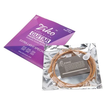 Струни для акустичної гітари "ZIKO" Phosphor Bronze DP-012 (12-53)