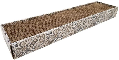 Когтеточка с кошачьей мятой из гофрокартона Croci Homedecor Texture 48*12,5*5 см (майолика)