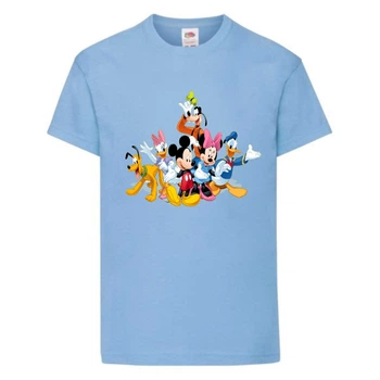 Футболка дитяча Міккі Маус 003 (Mickey Mouse) блакитна (MMS lbl 003) 104 см