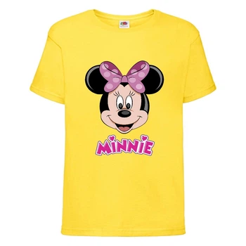 Футболка дитяча Міккі Маус 005 (Mickey Mouse) жовта (MMS yel 005) 128 см