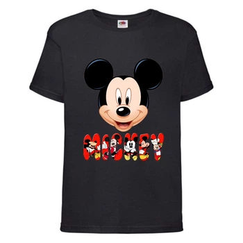 Футболка дитяча Міккі Маус 004 (Mickey Mouse) чорна (MMS blc 004) 164 см
