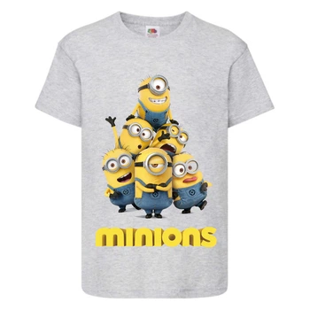 Футболка Міньйони 4 (Minions) сіра (MIN gr 4) 128 см