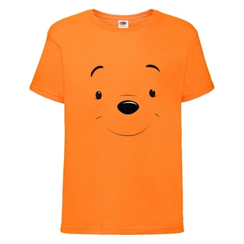 Футболка детская Винни Пух 012 (Winnie Pooh) оранжевая (WIP or 012) 116 см