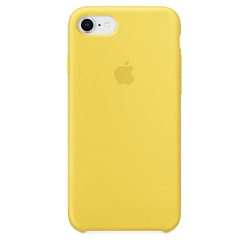 Silicone Case Original for Apple iPhone SE 2022/2020/8/7 (HC) - Yellow
