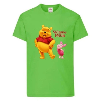 Футболка детская Винни Пух 019 (Winnie Pooh) светлозеленая (WIP lgrn 019) 104 см
