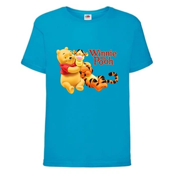 Футболка дитяча Вінні Пух 020 (Winnie Pooh) синя (WIP blu 020) 98 см