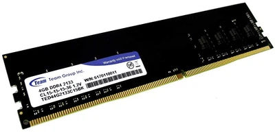 Память DDR4 4Gb 2133 MHz, Team Elite, 15-15-15, 1.2V (TED44G2133C15BK)