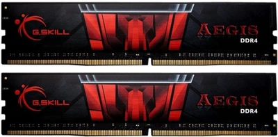 Память DDR4 8Gb x 2 (16Gb Kit), 3200 MHz, G.Skill Aegis, 16-18-18-36, 1.35V (F4-3200C16D-16GIS)