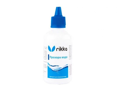 Кондиционер против помутнения воды в аквариуме Rikka Прозора вода 100 мл (WT-151)