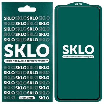 Защитное стекло SKLO 5D для Xiaomi 12T / 12T Pro Черный