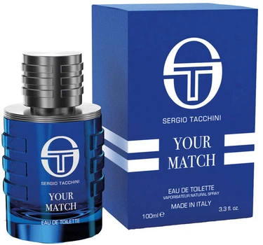 Туалетна вода для чоловіків Sergio Tacchini Your Match 100 мл (810876032353)