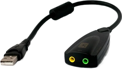 Звукова карта ExtraDigital USB Sound card 3D 0.2 м (KBU1799)