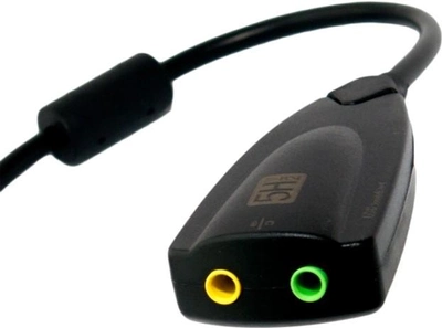 Звуковая карта ExtraDigital USB Sound card 3D 0.2 м (KBU1799)