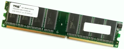 Оперативная память TRS DDR 1Gb 400MHz 3200U CL3 2.6V (TRSDDR001G64U-PC400CL3Z) Б/У