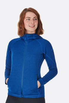 Флісова кофта Rab Nucleus Hoody wmns 12 Темно-синій