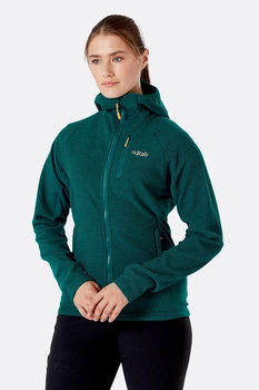 Толстовка Rab Women's Capacitor Hoody 14 Темно-бірюзовий