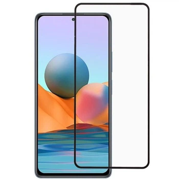 Защитное стекло Deexe Full Glue Coverage для Xiaomi Redmi K40 / K40 Pro / Mi 11i / Poco F3 - Black