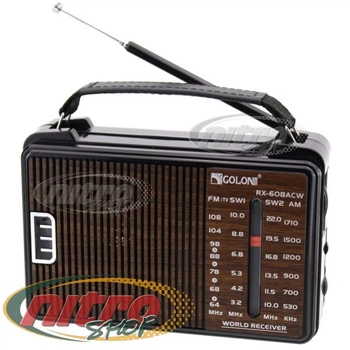 Радиоприёмник GOLON RX 608 от 220 В и батареек