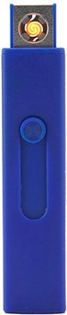 USB зажигалка Bergamo синяя 100F-3