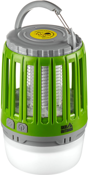 Ліхтар кемпінговий акумуляторний SKIF Outdoor Green Basket із захистом від комах Green (3890022)