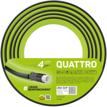 Шланг поливочный Cellfast Quattro 25 м 3/4” (10-075)