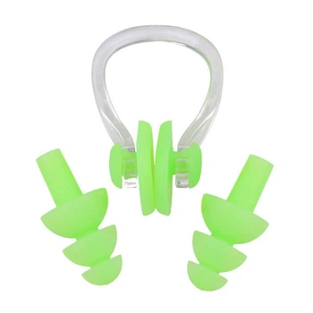 Беруши для плавания с клипсой / от шума Silenta Swim Light Green (12231)