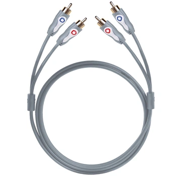 Аудио кабель 2xRCA-2xRCA Oehlbach SL Audio 1m