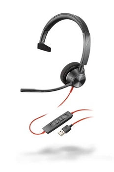 Гарнитура Plantronics BlackWire 3310 USB-A для ПК с шумоподавлением (моно, USB-A)