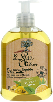 Жидкое мыло Le Petit Olivier Pure liquid soap of Marseille Вербена и Лимон 300 мл (3549620006056)