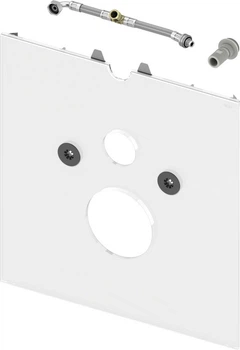 Лицьова панель TECElux для сидінь-біде TOTO Washlet Geberit AquaClean 5000/5000 plus, скло біле (9650102) TM TECE