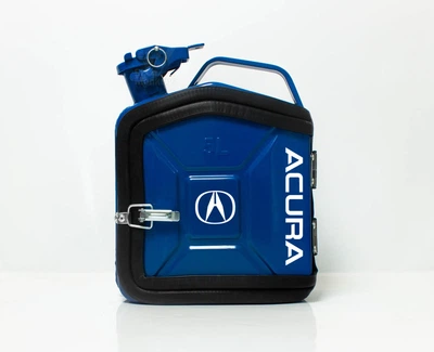 Подарок для мужчин Канистра-бар 5 л с маркой авто Acura Синяя + 2 стакана в подарок Shop Monkeys (KA-Acura-4200)