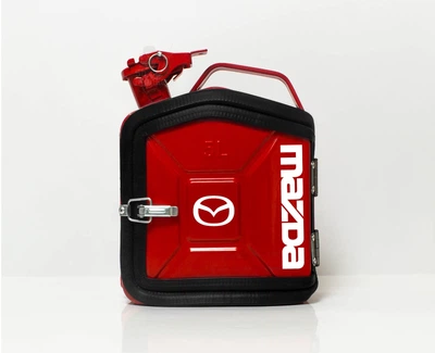 Подарок для мужчин Канистра-бар 5 л с маркой авто Mazda Красная + 2 стакана в подарок Shop Monkeys (KA-Mazda-4413)