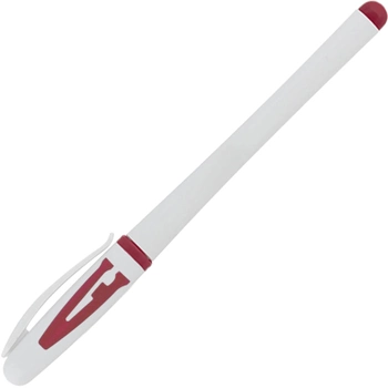 Набор гелевых ручек Klerk Красный 0.5 мм Белый корпус 20 шт (Я45363_KL0128-R_20)